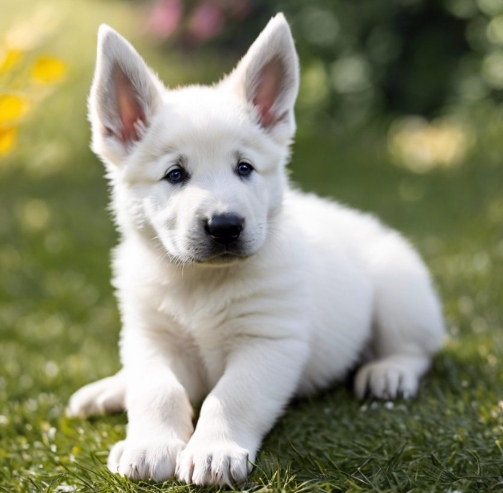 white german shepherd puppies