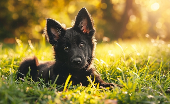 black german shepherd puppies