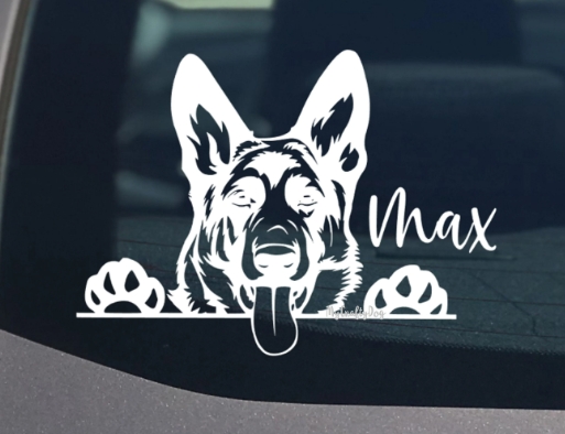 german shepherd decal