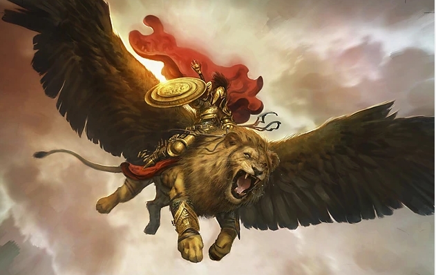 lion with wings greek mythology