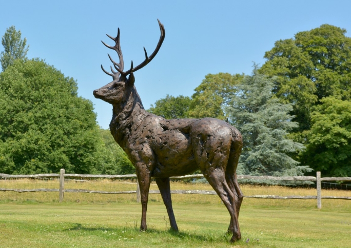 large bronze sculpture