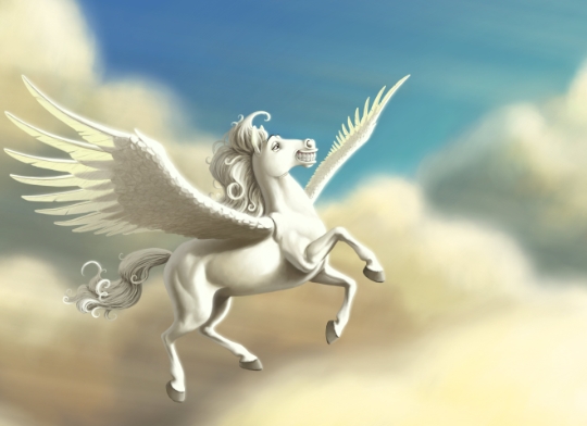 A Pegasus Horse