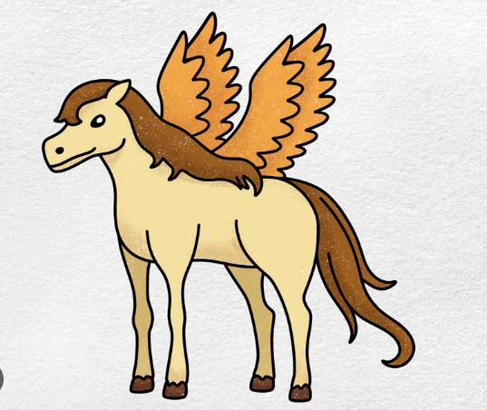 A Pegasus Horse