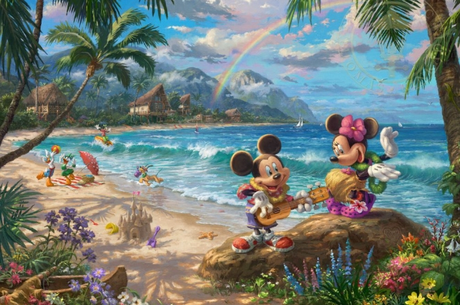 mickey and minnie art